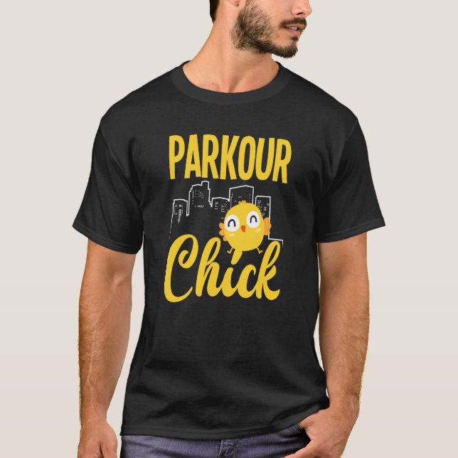 Womens Parkour Chick Parkour Girl T-Shirt (Front)