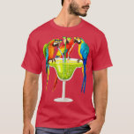 Womens Parrots Drinking Margarita On Summer Vacati T-Shirt<br><div class="desc">Womens Parrots Drinking Margarita On Summer Vacation Birds  Gift  .</div>