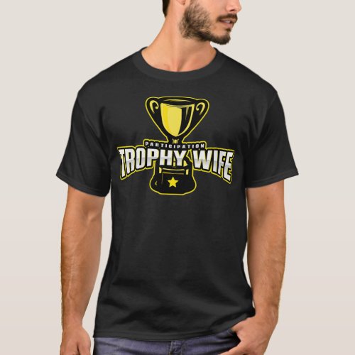 Womens Participation Trophy Wife Funny VNeck  T_Shirt