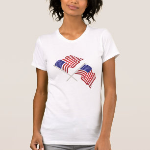Womens Patriotic Flag T-Shirt