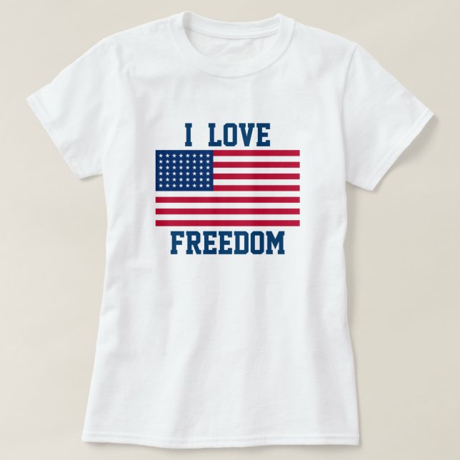 Women's Patriotic T-Shirt (Design Front)