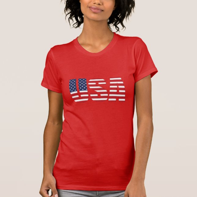Women's Patriotic T-Shirt (Front)