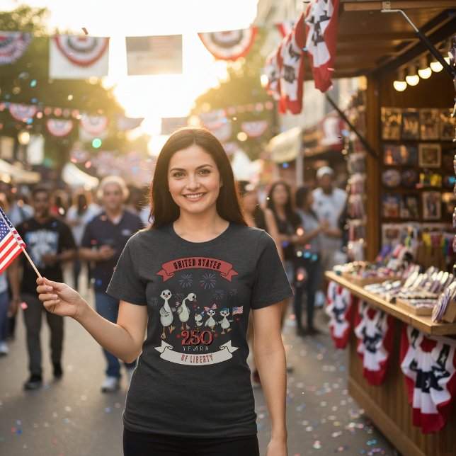 Women's Patriotic US 250 Years of Liberty GEESE Tri-Blend Shirt (Women's Patriotic US 250 Years of Liberty GEESE Tri-Blend Shirt)