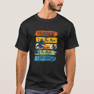 Womens Pawpaw The Man The Myth The Legend Beach Su T-Shirt