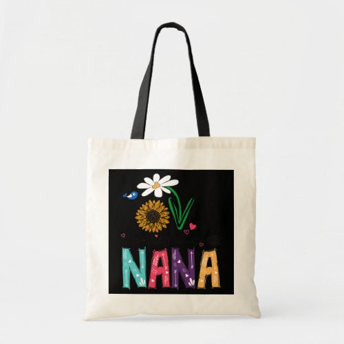 Womens PbP I Love Being Called Nana Sunflower Tote Bag