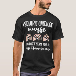 Womens Peds Oncology Nurse Rainbow Pediatric Oncol T-Shirt