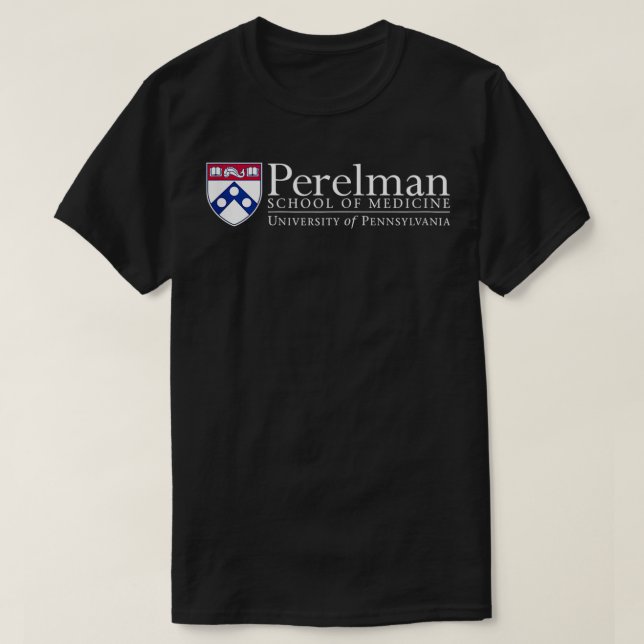 Womens Penn Quakers Apparel Perelman School of Med T-Shirt (Design Front)