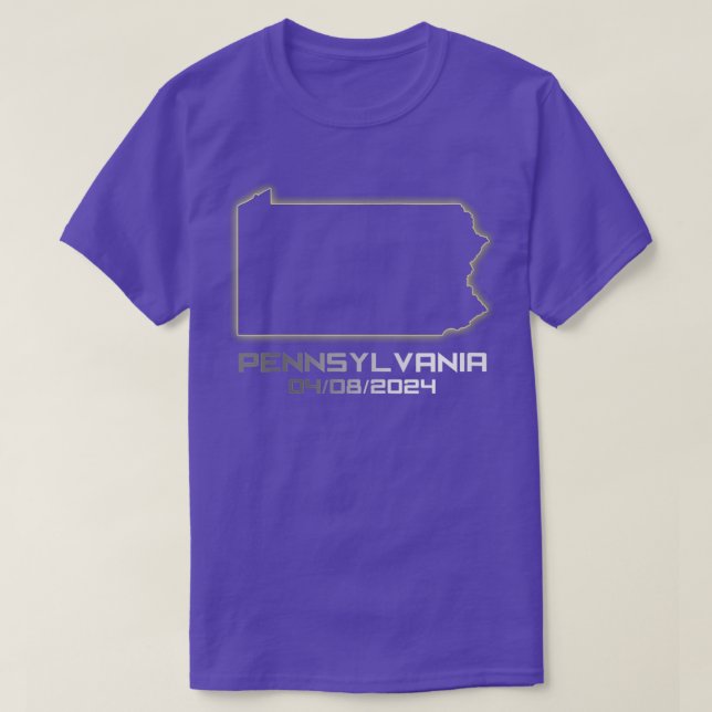 Womens Pennsylvania America Astronomy otal Solar E T-Shirt (Design Front)