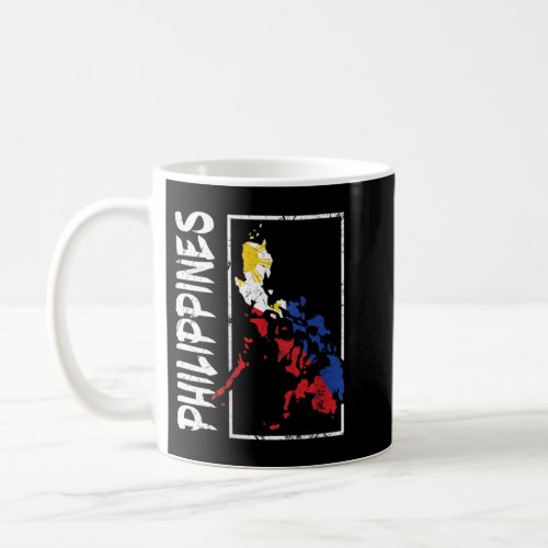 Womens Philippines Flag And Filipino Pride V_Neck Coffee Mug