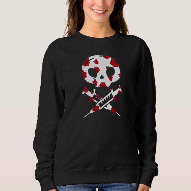 Womens Phlebotomist Phlebotomy Quote  6 Sweatshirt (Front)