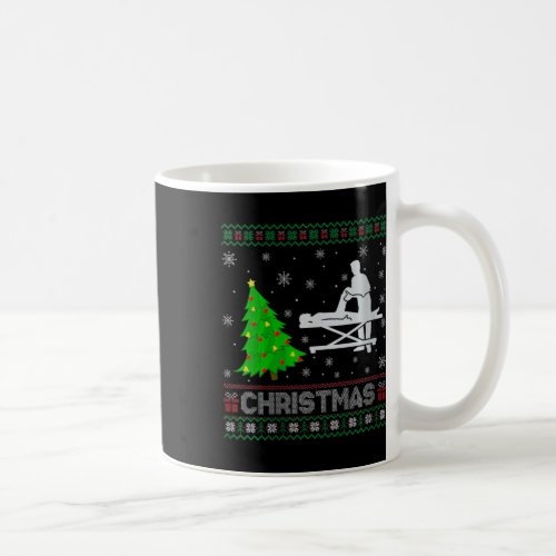 Womens Physical Therapist Xmas Tree Lighting Ugly  Coffee Mug