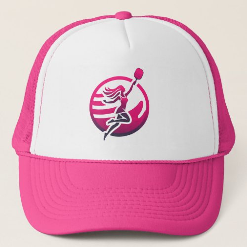 Womens Pickleball Hat Jumping Player