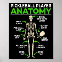 Womens pickleball player anatomy funny dink pickle