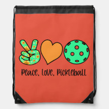Women's Pickleball Player Gift Peace, Love