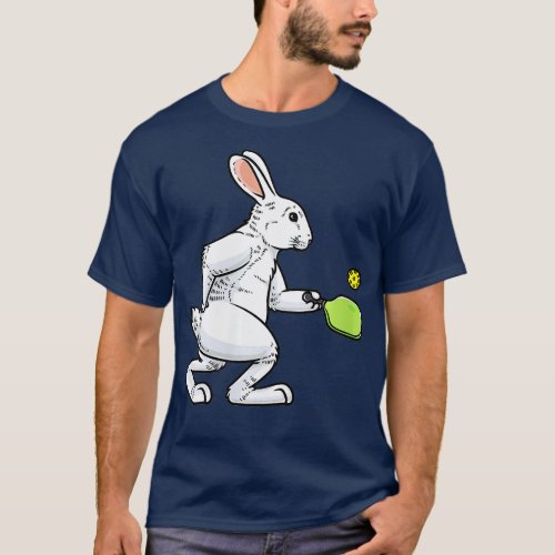 Womens Pickleball Player Rabbit Bunny Bunnies East T_Shirt