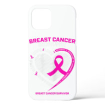 Womens Pink Breast Cancer Survivor Gifts Women Mom iPhone 12 Case