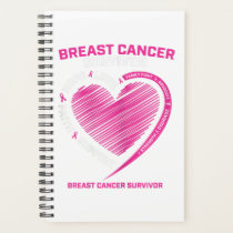 Womens Pink Breast Cancer Survivor Gifts Women Mom Planner