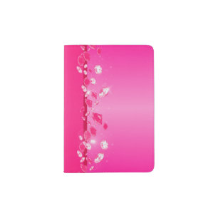 Women's Pink Diamond Passport Holder