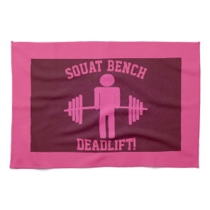 Women's Pink Weightlifting Gym Towel