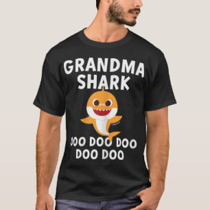 Womens Pinkfong Grandma Shark Official  T-Shirt