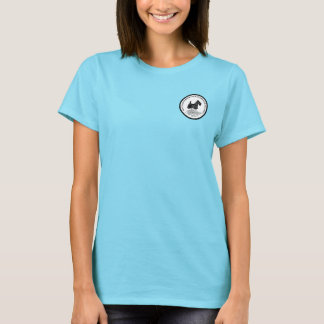 Womens pique polo shirt with STCGA lOGO