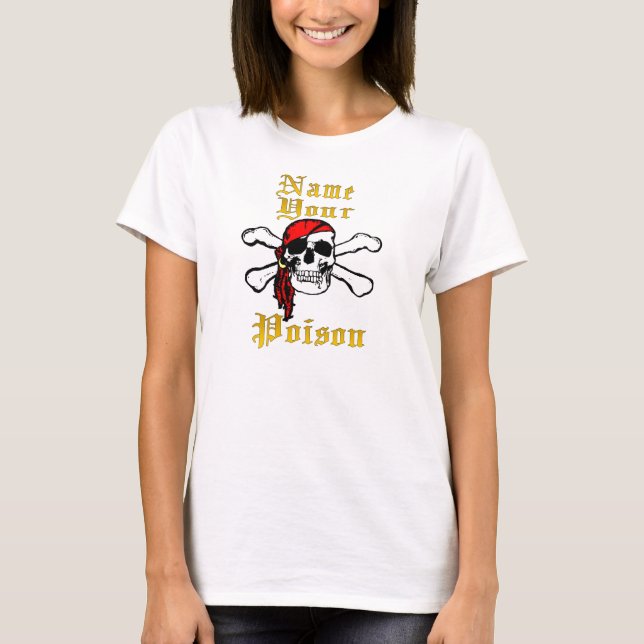 Womens Pirate T-Shirt (Front)