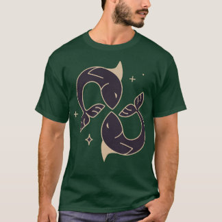 Womens Pisces Astrology Horoscope  Women Teens Bac T-Shirt