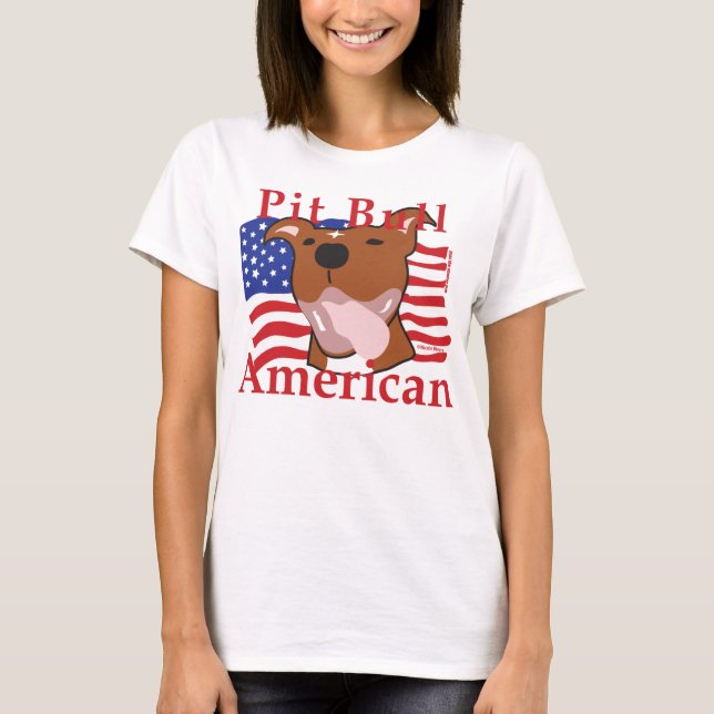 Women's Pit Bull American tee (Front)