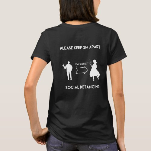 Women's Please Keep 2 m Apart T-Shirt
