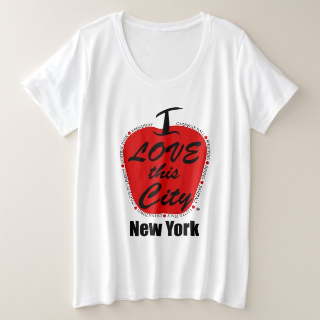 Women's Plus-Size Basic T-Shirt (Design Front)