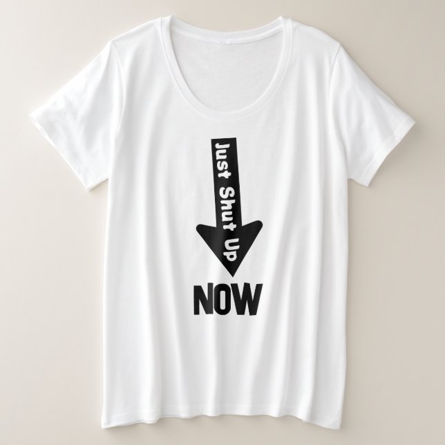 Women's Plus-Size Basic T-Shirt (Design Front)
