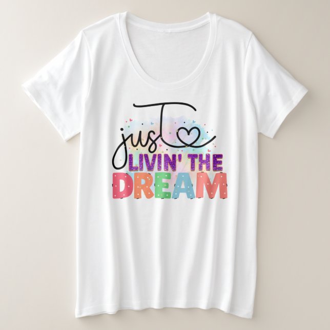 Women's Plus-Size Basic T-Shirt (Design Front)