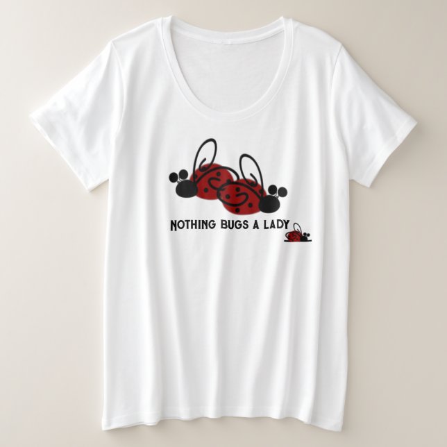 Women's Plus-Size Basic T-Shirt (Design Front)