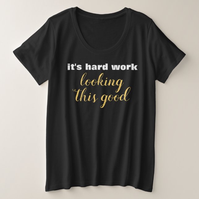 Women's Plus-Size Basic T-Shirt (Design Front)