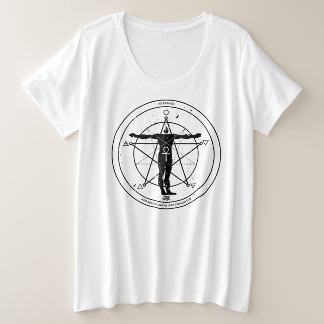 Women's Plus-Size Basic T-Shirt (Design Front)