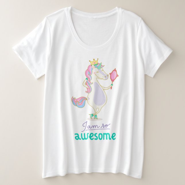 Women's Plus-Size Basic T-Shirt (Design Front)