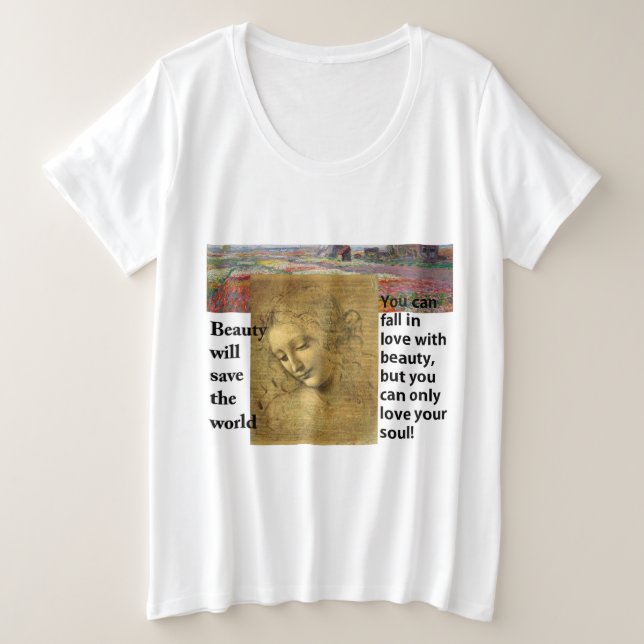 Women's Plus-Size Basic T-Shirt (Design Front)