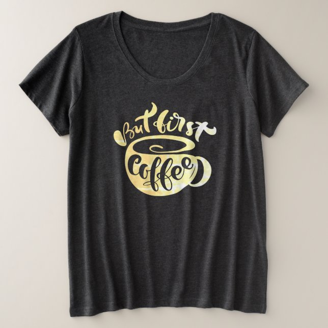 Women's Plus-Size Basic T-Shirt (Design Front)