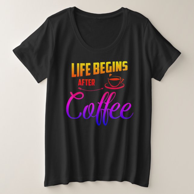 Women's Plus-Size Basic T-Shirt (Design Front)