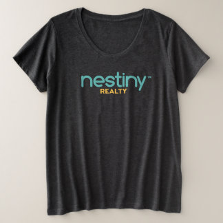 Women's Plus Size basic T-shirt (with tagline)