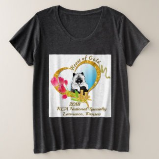Women's Plus Size Basic Tee with 2018 KCA logo