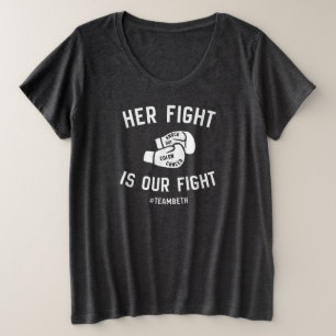 Women's plus size dark shirt