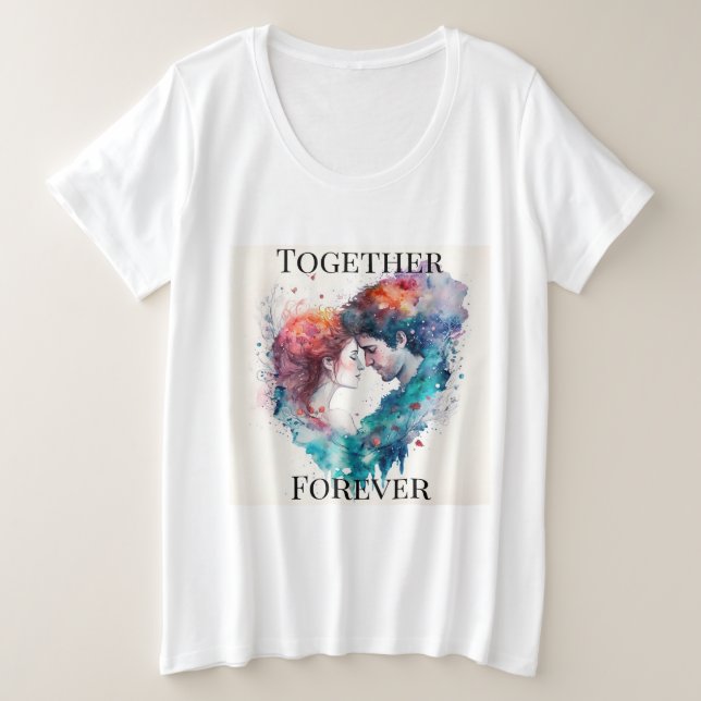 Women's Plus Size Forever T-Shirt (Design Front)