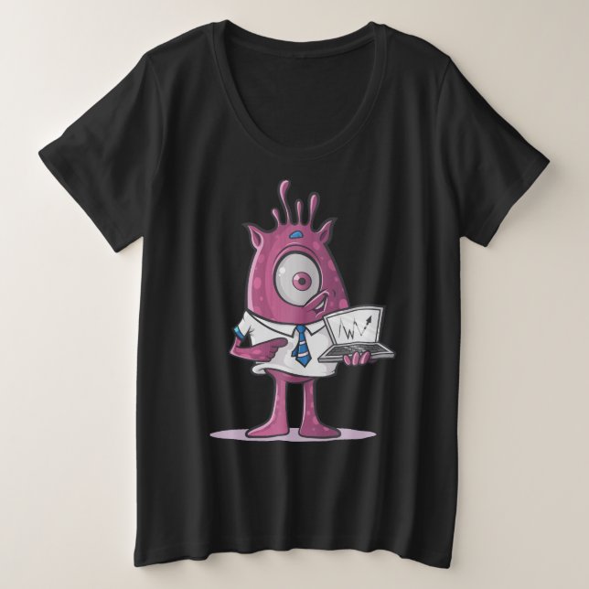 Womens Plus Size T-Shirt (Design Front)
