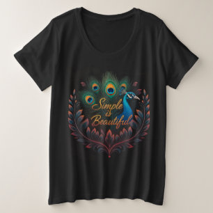 Women's Plus Size T-Shirt - "Simple is Beautiful