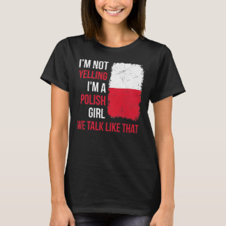Womens Poland Pride Design for a Proud Polish T-Shirt
