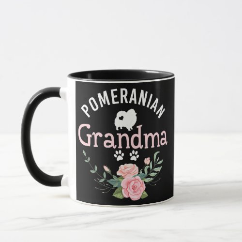 Womens Pomeranian Dog Gifts For Grandma Dog Lover Mug
