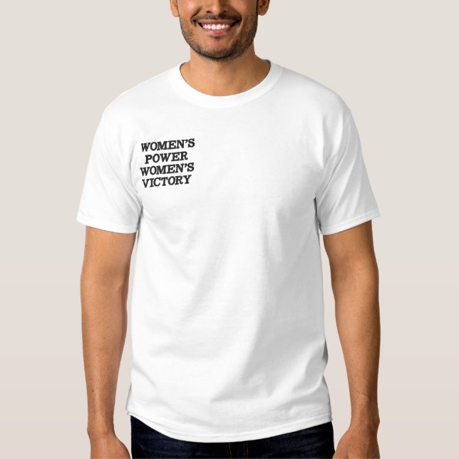 WOMEN'S POWER WOMEN'S VICTORY EMBROIDERED T-Shirt (Front)