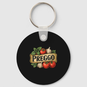 Womens Preggo Costume Pregnancy Announcement Prego Keychain