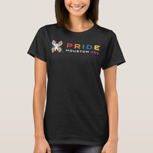 Womens Pride Houston 365 T_Shirt _ Black